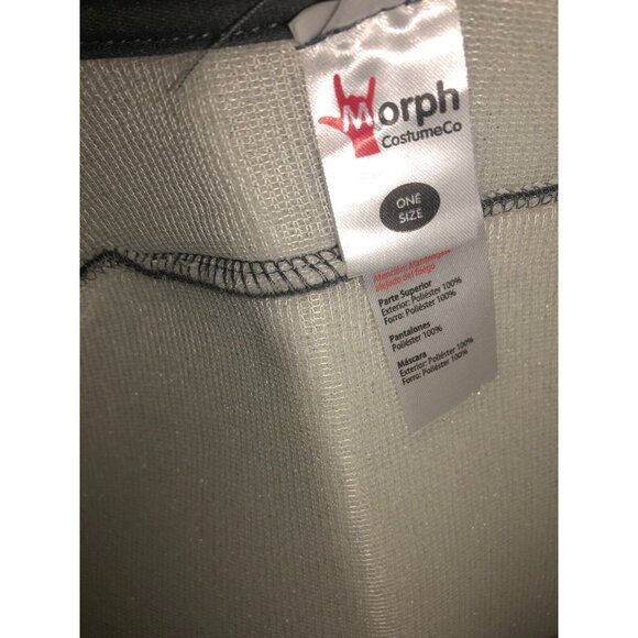 lego inspired Mr. Blockhead Zombie lego Boy's Halloween Costume  sz 12/14 - Picture 11 of 11